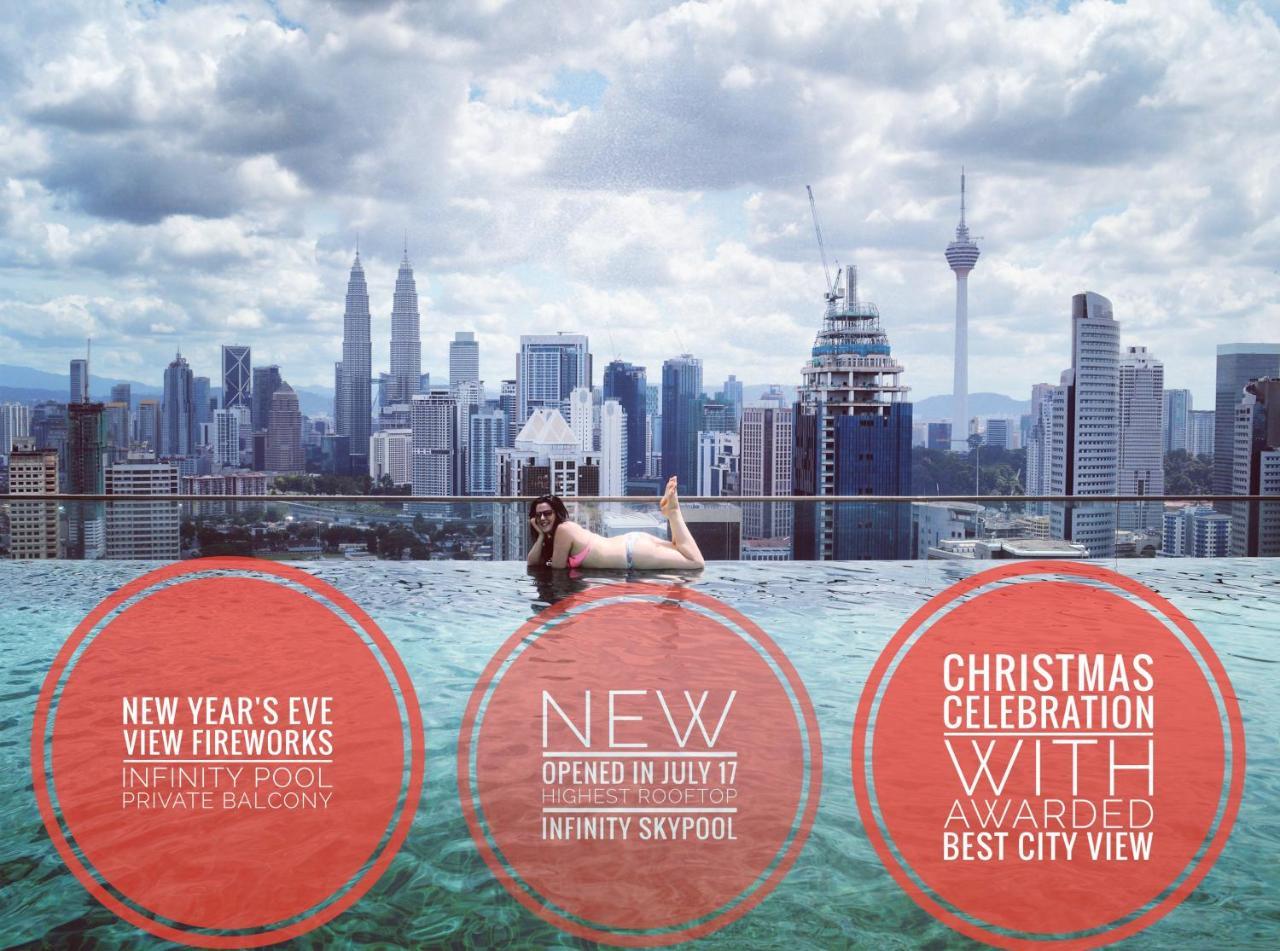 ホテルTuxedo Kl No.1 Rooftop Pool W Skyscraper Views クアラルンプール エクステリア 写真
